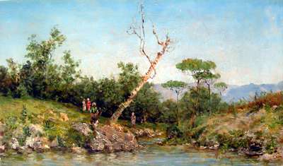 Lavandaie al fiume * - Torcia Francesco Saverio